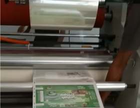 CSFM-1000 manual water-based window laminating machine Indonesian customer feedback video